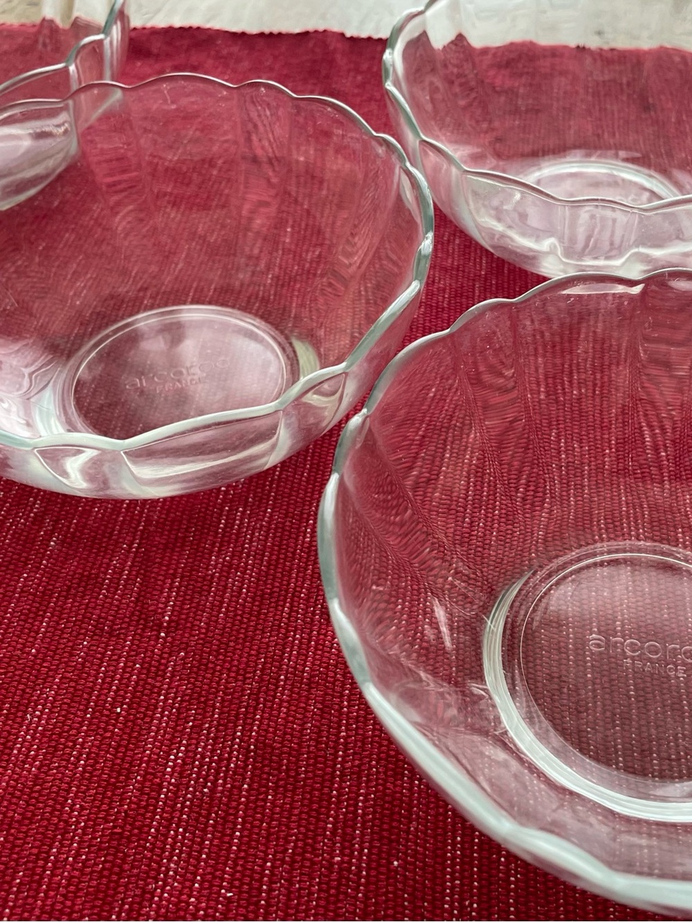 Set of 5 Vintage Arcoroc France 5" Serving Bowls - Picture 3 of 4